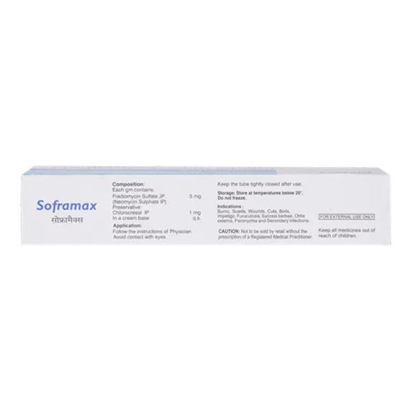Soframax Cream 15gm - Global Surgicals
