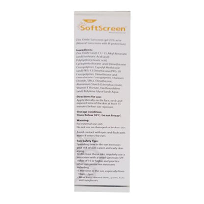 Softscreen Gel 50gm - Global Surgicals