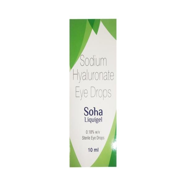 SOHA LIQUIGEL Eye Drops 10ml - Global Surgicals