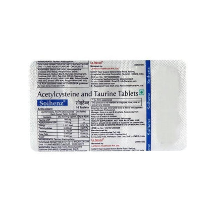 Soihenz Tablet 10'S - Global Surgicals