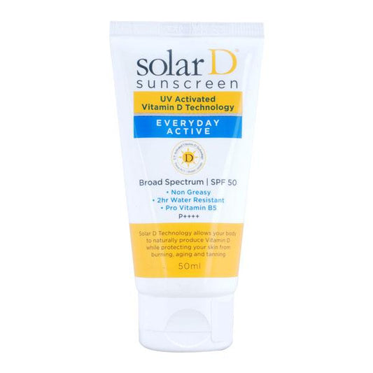 SOLAR D EVERYDAY ACTIVE SPF 50 PA ++++ Sunscreen 50ml - Global Surgicals