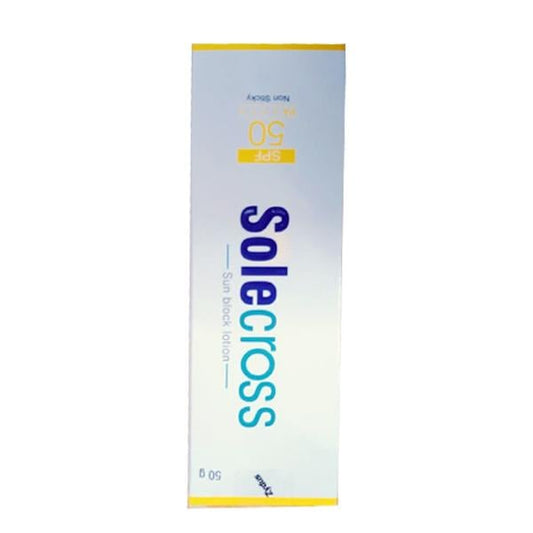 SOLECROSS SUN BLOCK SPF 50 PA ++++ Lotion 50gm - Global Surgicals
