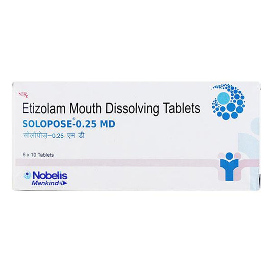 Solopose MD 0.25mg Tablet 10'S - Global Surgicals
