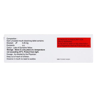 Solopose MD 0.25mg Tablet 10'S - Global Surgicals