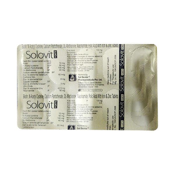 SOLOVIT FORTE Tablet 10's - Global Surgicals