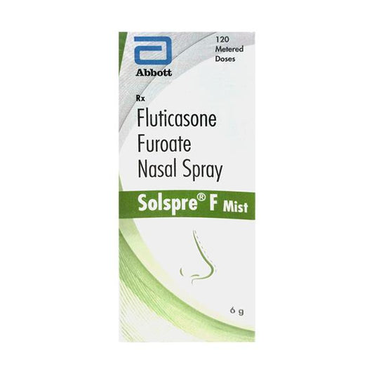 SOLSPRE F MIST 6g Nasal Spray 120md - Global Surgicals