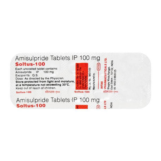Soltus 100mg Tablet 10'S - Global Surgicals