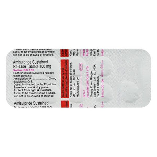 Soltus OD 100mg Tablet 10'S - Global Surgicals