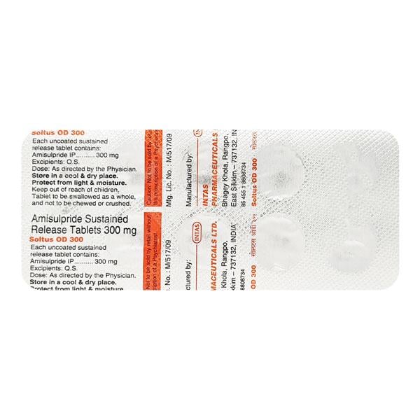 Soltus OD 300mg Tablet 10'S - Global Surgicals