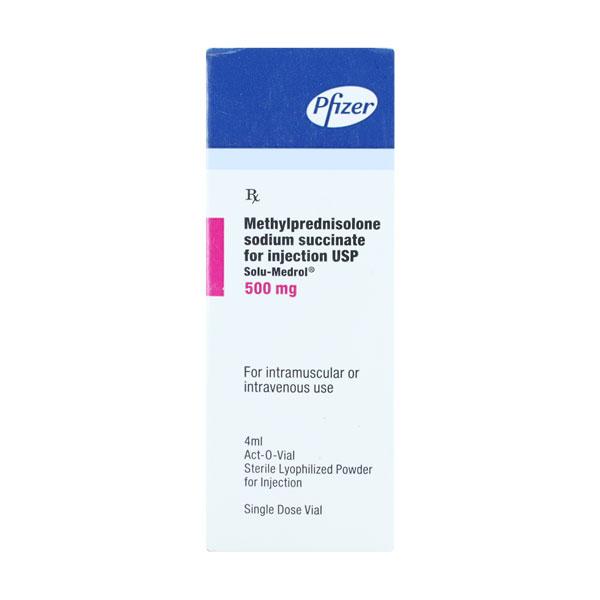 Solu Medrol 500mg Injection 4ml - Global Surgicals
