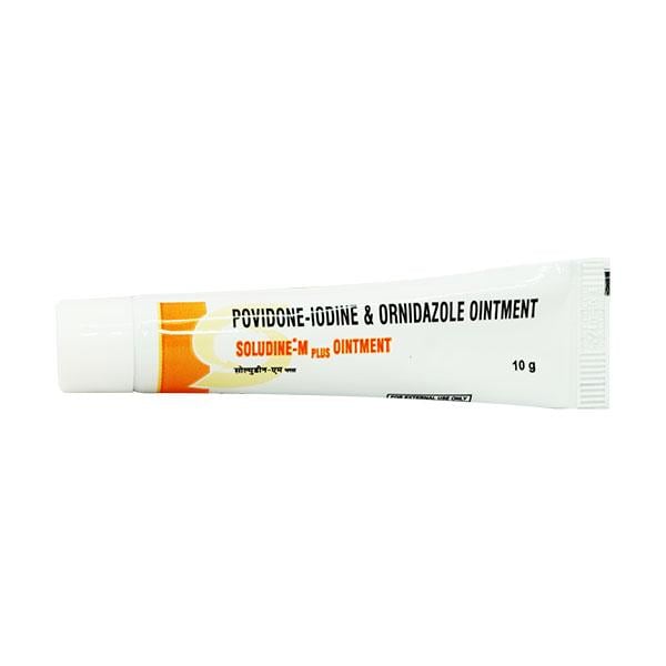 Soludine M Plus Oinment 10gm - Global Surgicals