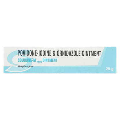 Soludine M Plus Ointment 20gm - Global Surgicals