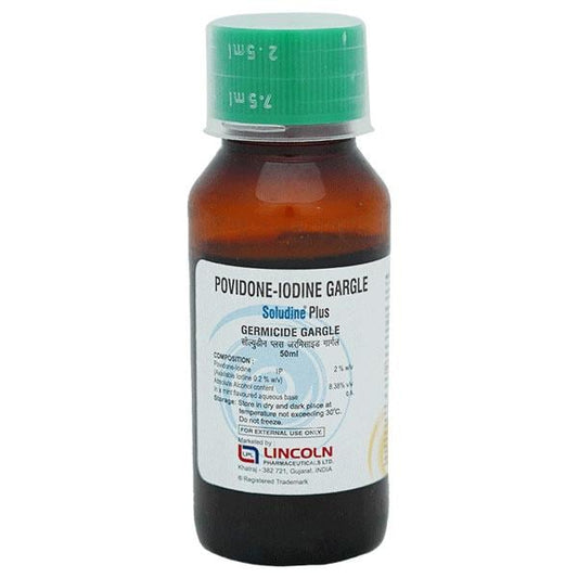 SOLUDINE PLUS Gargle 50ml - Global Surgicals