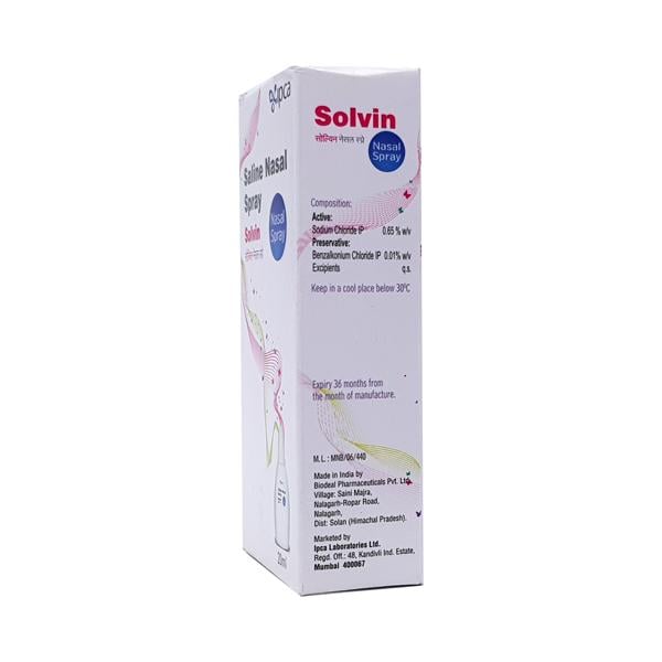 Solvin Nasal Spray 20ml - Global Surgicals