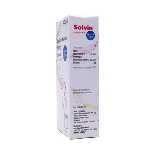 Solvin Nasal Spray 20ml - Global Surgicals
