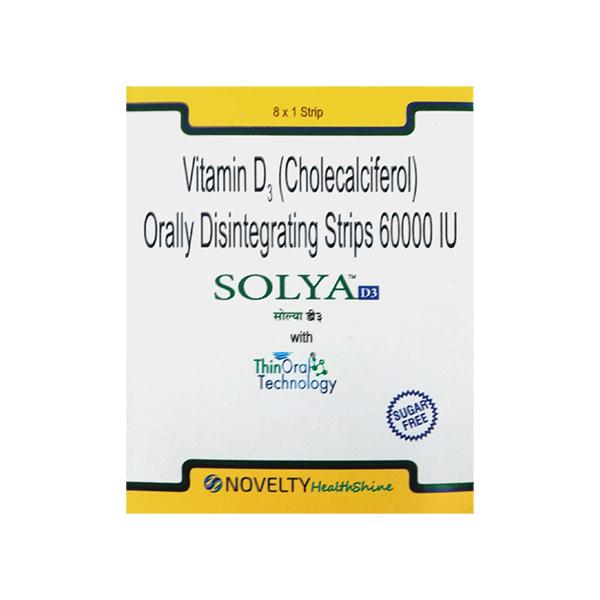 SOLYA D3 Sugar Free Oral Disintegrating Strips 1's - Global Surgicals