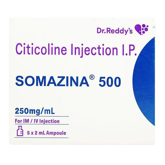 Somazina 500mg Injection 2ml - Global Surgicals