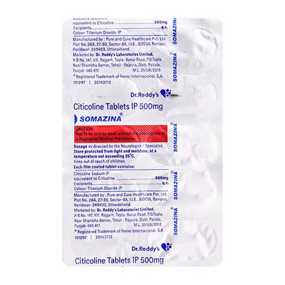 Somazina 500mg Tablet 10'S - Global Surgicals