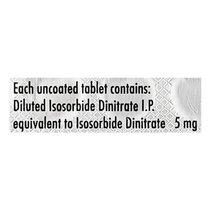Sorbitrate 5mg Tablet 50'S - Global Surgicals