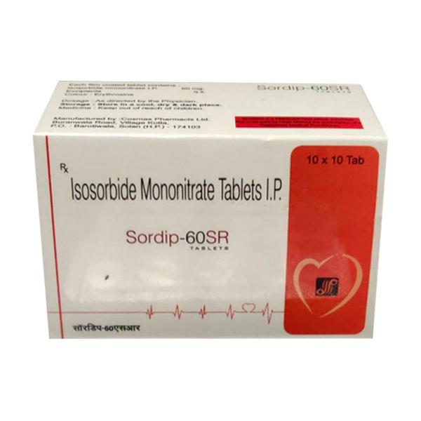 SORDIP 60 SR Tablet 10's - Global Surgicals