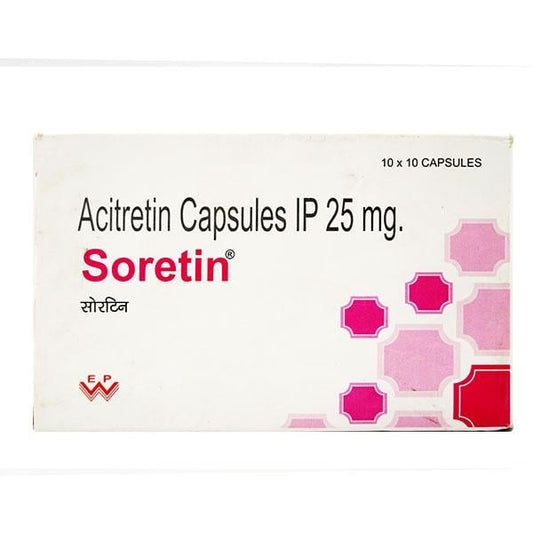 Soretin 25mg Capsule 10'S - Global Surgicals