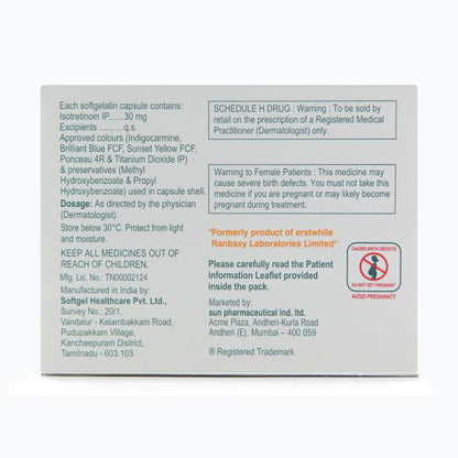 Sotret 30mg Capsule 10'S - Global Surgicals