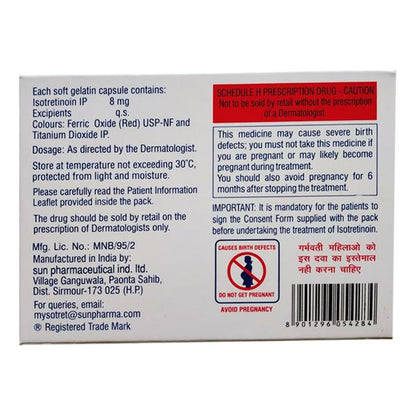 SOTRET NF 8 Capsule 10's - Global Surgicals