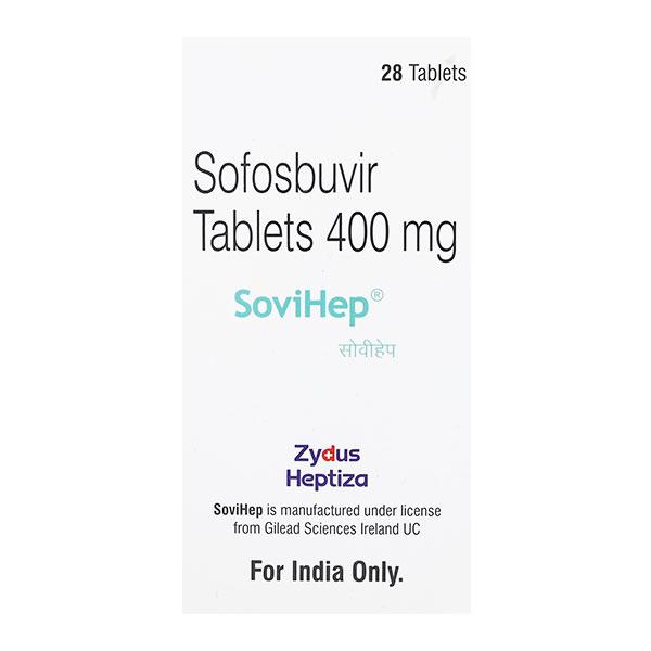 Sovihep 400mg Tablet 28'S - Global Surgicals