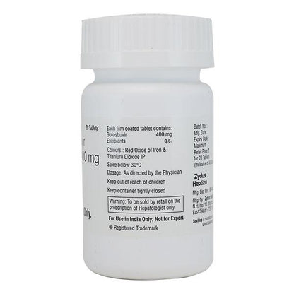 Sovihep 400mg Tablet 28'S - Global Surgicals
