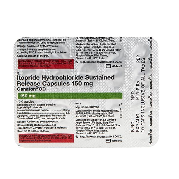 Ganaton OD 150mg Capsule 10'S