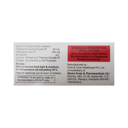 SPADROT M Tablet 10's - Global Surgicals