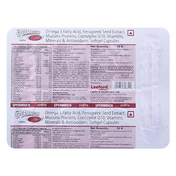 SPERMRICH Capsule 10's - Global Surgicals