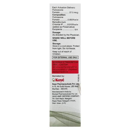 Spiroflut 27.5Mcg Nasal Spray 120Md - Global Surgicals