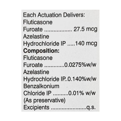 Spiroflut A 27.5/140mcg Nasal Spray 70Md - Global Surgicals