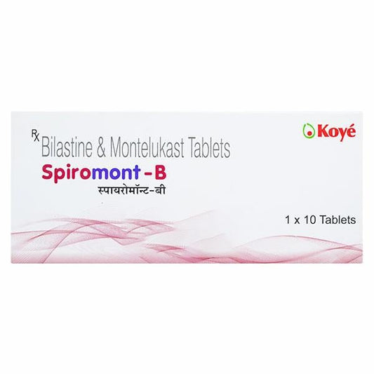 SPIROMONT B Tablet 10's - Global Surgicals