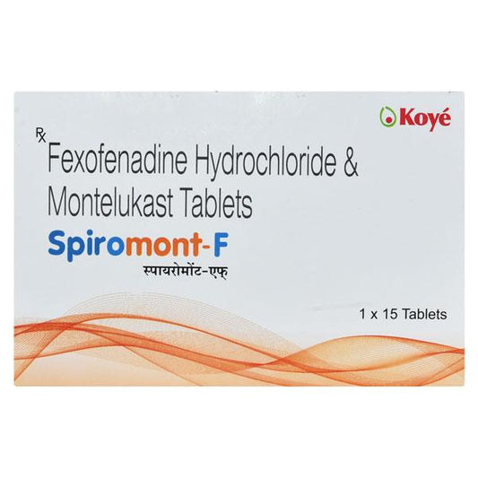 SPIROMONT F Tablet 15's - Global Surgicals
