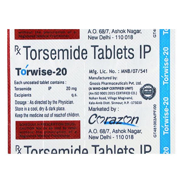 TORWISE 20 Tablet 10's
