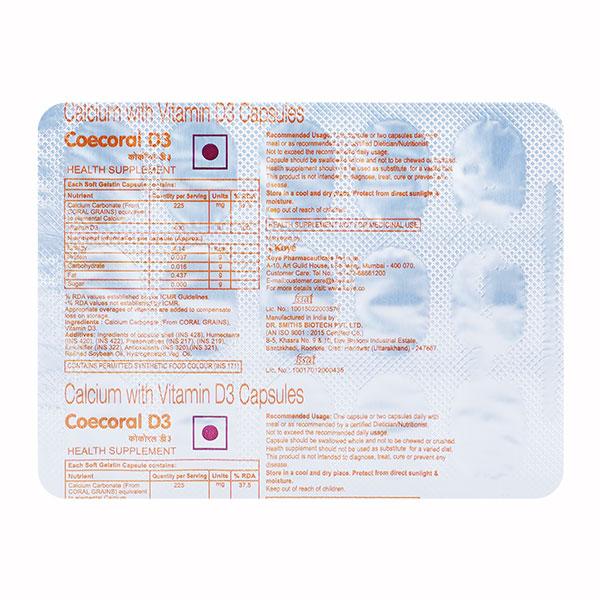 COECORAL D3 Capsule 15's