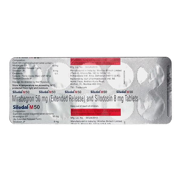 SILODAL M 50 Tablet 10's