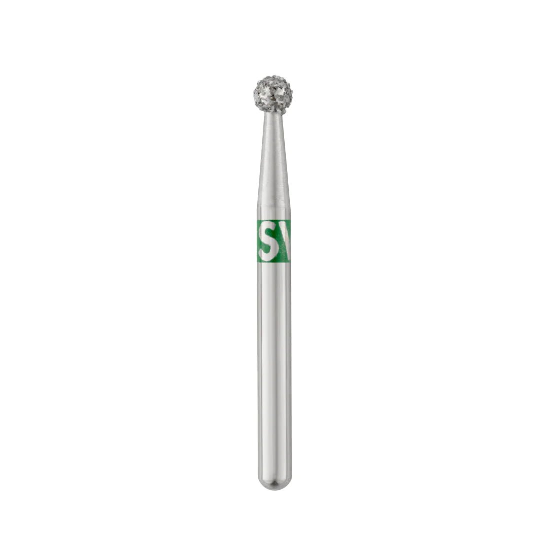 SS White G2 Ball Round (BR) Series Standard Shank Diamond Burs - Global Surgicals