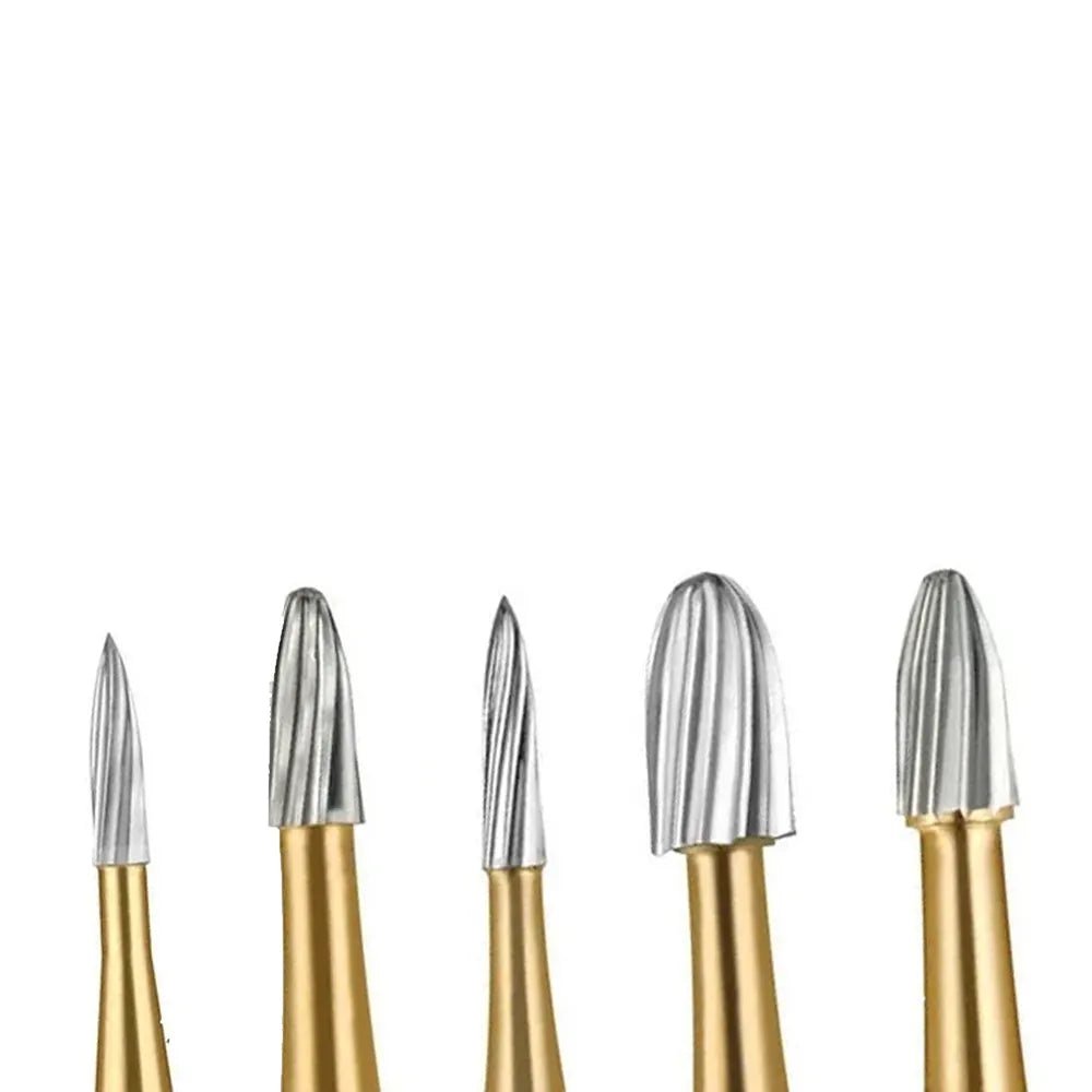 SS White Round Finishing Bur - 12 Blades Tungsten Carbide Burs - Global Surgicals