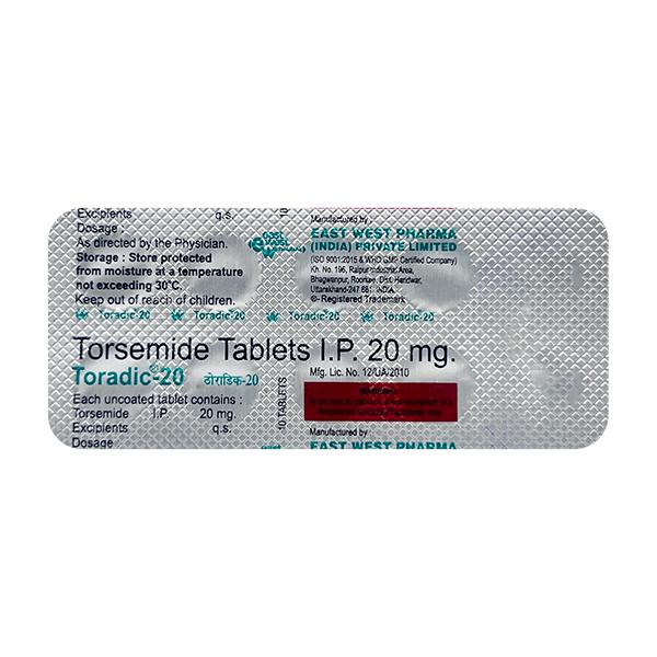Toradic 20mg Tablet 10'S