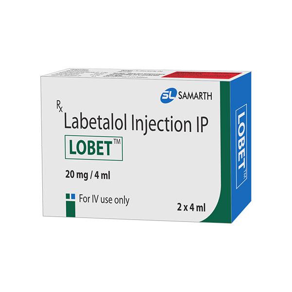 Lobet 20mg Injection 4ml