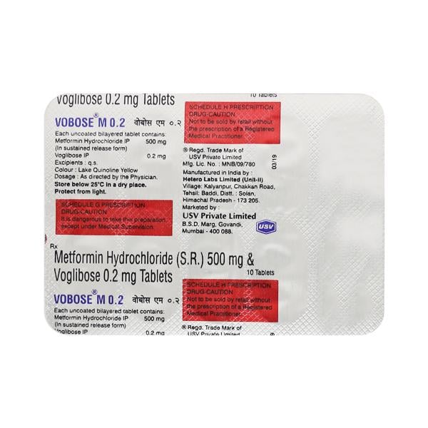 Vobose M 0.2mg Tablet 10'S