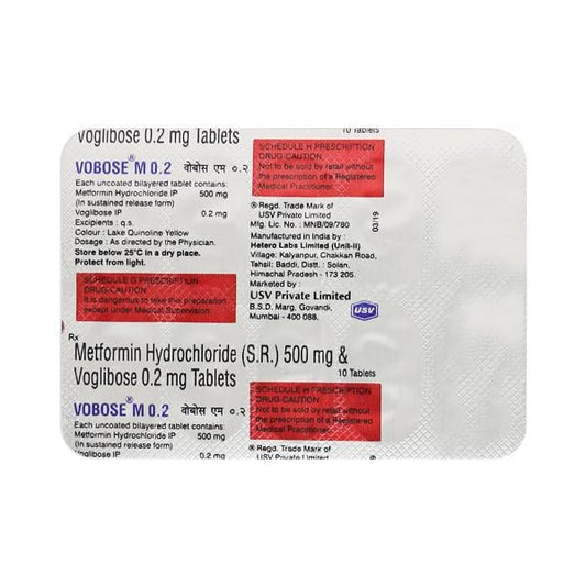 Vobose M 0.2mg Tablet 10'S