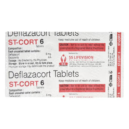 ST CORT 6 Tablet 10's - Global Surgicals