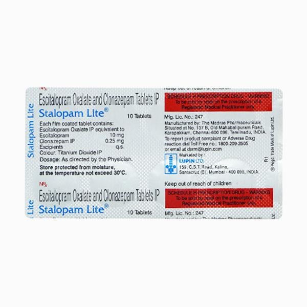 Stalopam Lite Tablet 10'S - Global Surgicals