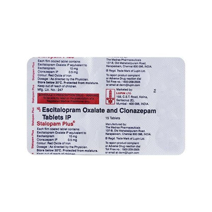 STALOPAM PLUS Tablet 15's - Global Surgicals