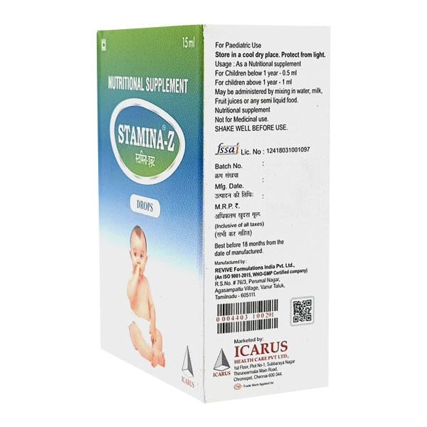 Stamina Z Drops 15ml - Global Surgicals