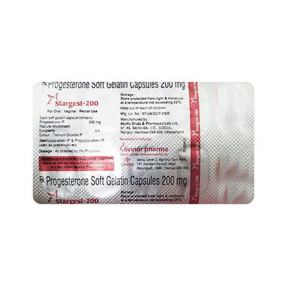 STARGEST 200 Soft Gelatin Capsule 10's - Global Surgicals